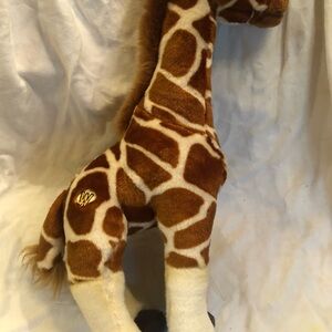 GANZ Giraffe Plush Toy - Brown and Cream, no tag